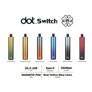 DOTMOD 佩特里 Dot Switch | 換彈式主機 | 單主機 500mAh