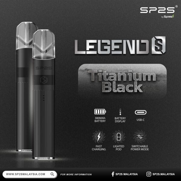 新品上市 | SP2S升級版電鍍鈦色主機/通用於一代煙彈