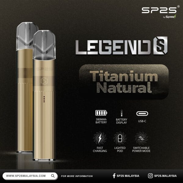 新品上市 | SP2S升級版電鍍鈦色主機/通用於一代煙彈